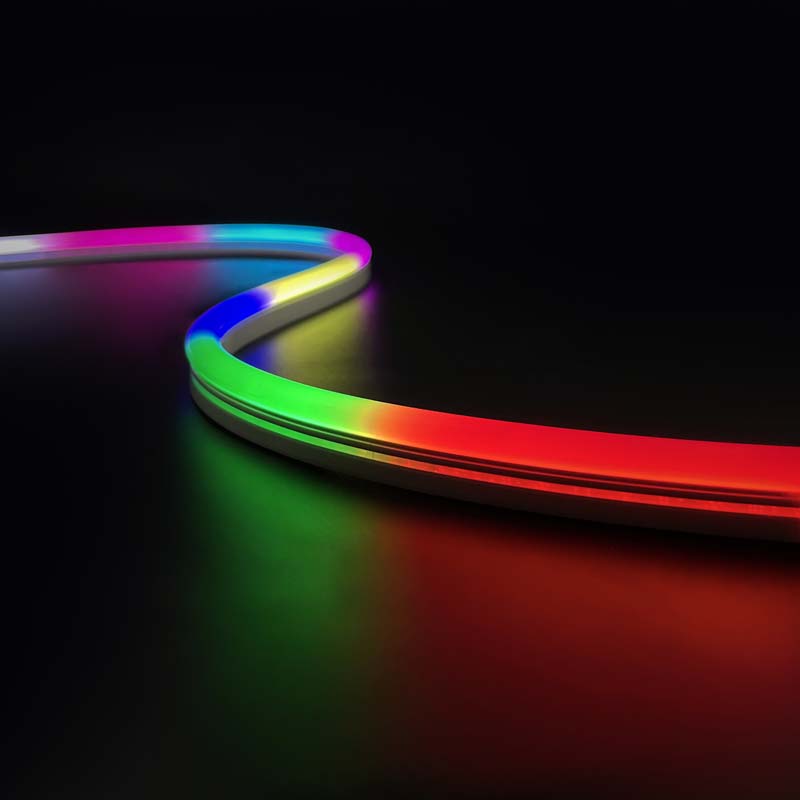 Waterproof 8x17mm LED neon flex /RGB Multi-color Changing Flexible neon light